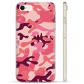 Coque iPhone 7/8/SE (2020) en TPU - Camouflage Rose