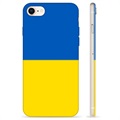 Coque iPhone 7/8/SE (2020)/SE (2022) en TPU Drapeau Ukraine - Jaune et bleu clair