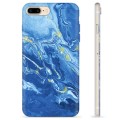Coque iPhone 7 Plus / iPhone 8 Plus en TPU - Marbre coloré