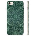 Coque iPhone 7/8/SE (2020)/SE (2022) en TPU - Mandala Vert