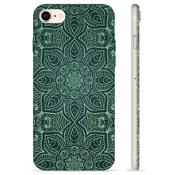 Coque iPhone 7/8/SE (2020)/SE (2022) en TPU - Mandala Vert