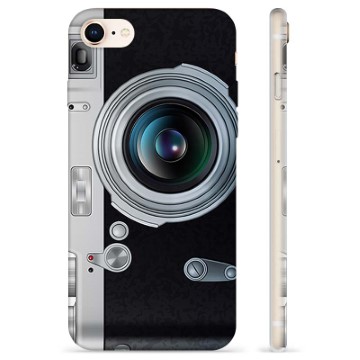 Coque iPhone 7/8/SE (2020)/SE (2022) en TPU - Appareil Photo Rétro