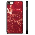 Coque de Protection pour iPhone 7/8/SE (2020) - Marbre Rouge
