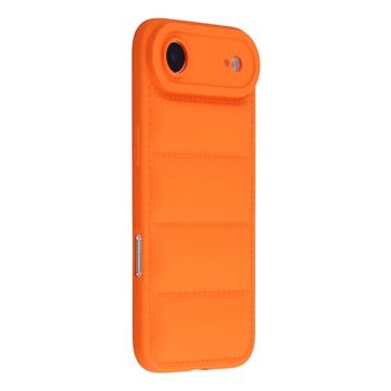 Coque Doudoune iPhone Air en TPU Antichoc - Orange