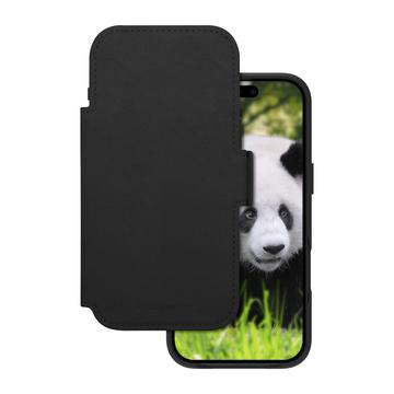 Étui portefeuille en cuir iPhone Air dbramante1928 Lynge MagSafe 2-en-1 - Noir