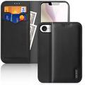 Etui Portefeuille iPhone 16e en Cuir Dux Ducis Hivo