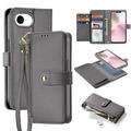 Étui portefeuille en cuir iPhone 16e avec couverture magnétique Dux Ducis Lawa