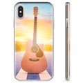 Coque iPhone X / iPhone XS en TPU - Guitare