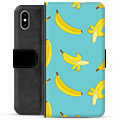 Étui Portefeuille Premium iPhone X / iPhone XS - Bananes