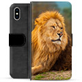 Étui Portefeuille Premium iPhone X / iPhone XS - Lion