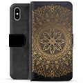 Étui Portefeuille Premium iPhone X / iPhone XS - Mandala