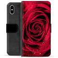 Étui Portefeuille Premium iPhone X / iPhone XS - Rose