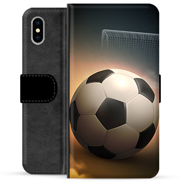 Étui Portefeuille Premium iPhone X / iPhone XS - Football