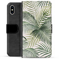 Étui Portefeuille Premium iPhone X / iPhone XS - Tropical