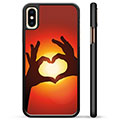 Coque de Protection iPhone X / iPhone XS - Silhouette de Coeur