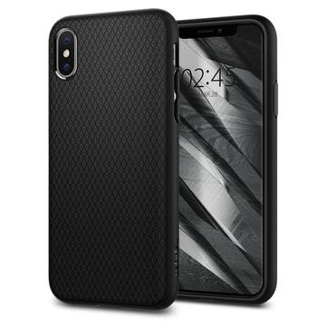 Coque iPhone X/XS en TPU Spigen Liquid Air - Noire