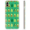 Coque iPhone X / iPhone XS en TPU - Avocado Pattern