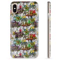 Coque iPhone X / iPhone XS en TPU - Graffiti