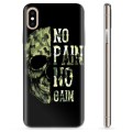 Coque iPhone X / iPhone XS en TPU - No Pain, No Gain