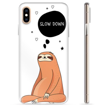 Coque iPhone X / iPhone XS en TPU - Slow Down