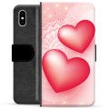 Étui Portefeuille Premium iPhone X / iPhone XS - Love