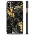 Coque de Protection iPhone X / iPhone XS - Feuilles Dorées