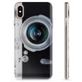 Coque iPhone X / iPhone XS en TPU - Appareil Photo Rétro