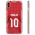 Coque iPhone X / iPhone XS en TPU - Serbie