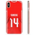 Coque iPhone X / iPhone XS en TPU - Suisse