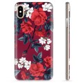 Coque iPhone X / iPhone XS en TPU - Fleurs Vintage