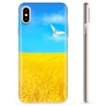 Coque iPhone X / iPhone XS en TPU Ukraine - Champ de blé