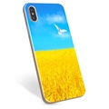 Coque iPhone X / iPhone XS en TPU Ukraine - Champ de blé