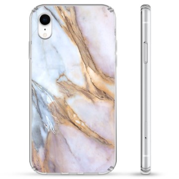 Coque Hybride iPhone XR - Marbre Élégant