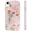 Coque iPhone XR en TPU - Fleurs à L'aquarelle