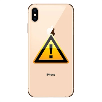 Réparation Cache Batterie pour iPhone XS Max - cadre inclus - Doré