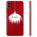 Coque iPhone X / iPhone XS en TPU - Boule de Noel