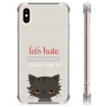 Coque Hybride iPhone X / iPhone XS - Chat en Colère