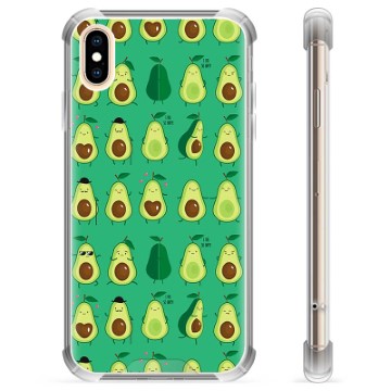 Coque Hybride iPhone X / iPhone XS - Avocado Pattern