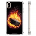 Coque Hybride iPhone X / iPhone XS - Hockey sur Glace