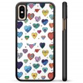 Coque de Protection iPhone X / iPhone XS - Cœurs