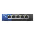 Commutateur Gigabit de Bureau Professionnel à 5 Ports LGS105 de Linksys - Noir