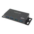 LogiLink UA0170 Hub USB 3.0 4 Ports - Noir