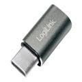 Adaptateur LogiLink USB 3.0 USB-C - Argent