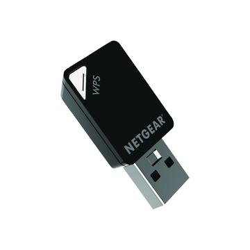 Netgear A6100 AC600 Adaptateur Mini USB Wi-Fi Double Bande - Noir