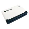 Lecteur Multi-cartes Sandberg USB 2.0 - Noir / Blanc