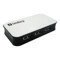 Concentrateur Sandberg USB 3.0 à 4 Ports - Noir / Blanc