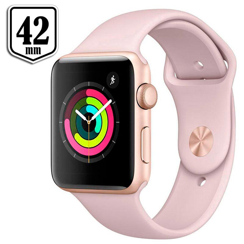 Apple Watch Serie 3 Pas Cher Apple Watch Series 3 MQL22ZD/A - Aluminium, Bracelet Sport, 42mm, 8Go