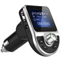 Chargeur Voiture Double USB & Émetteur FM Bluetooth BT39 - Noir