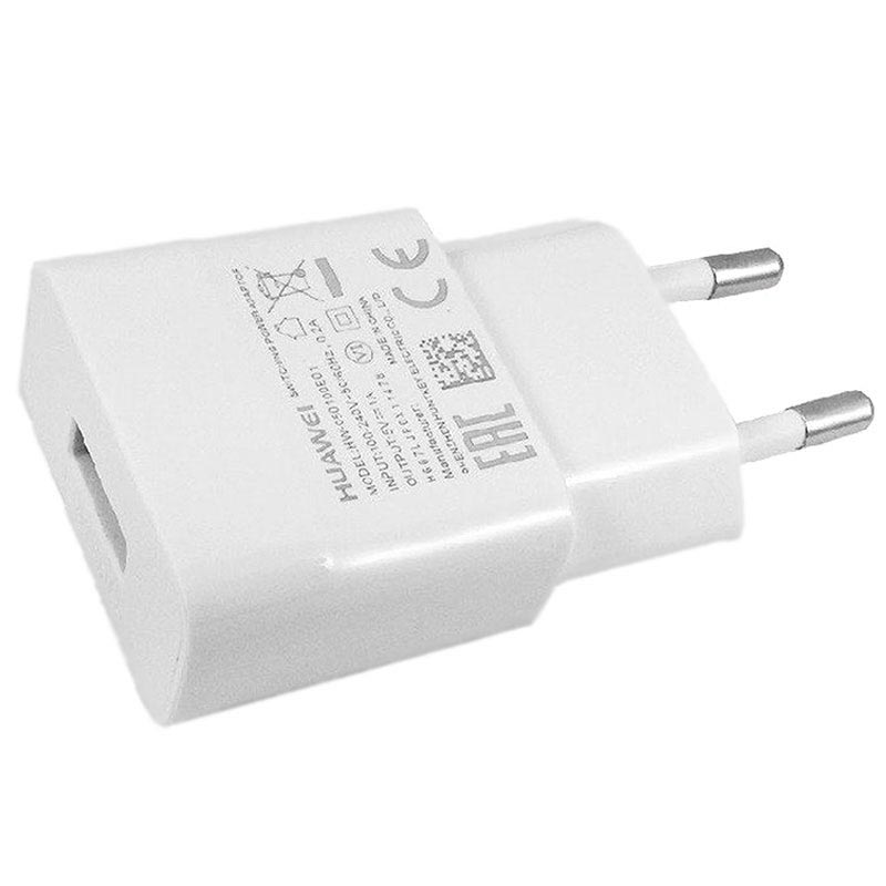 Chargeur Huawei HW-050100E01 + Cable Micro USB - Pour Honor 7C - Neuf Blanc - EAN 0641243121109