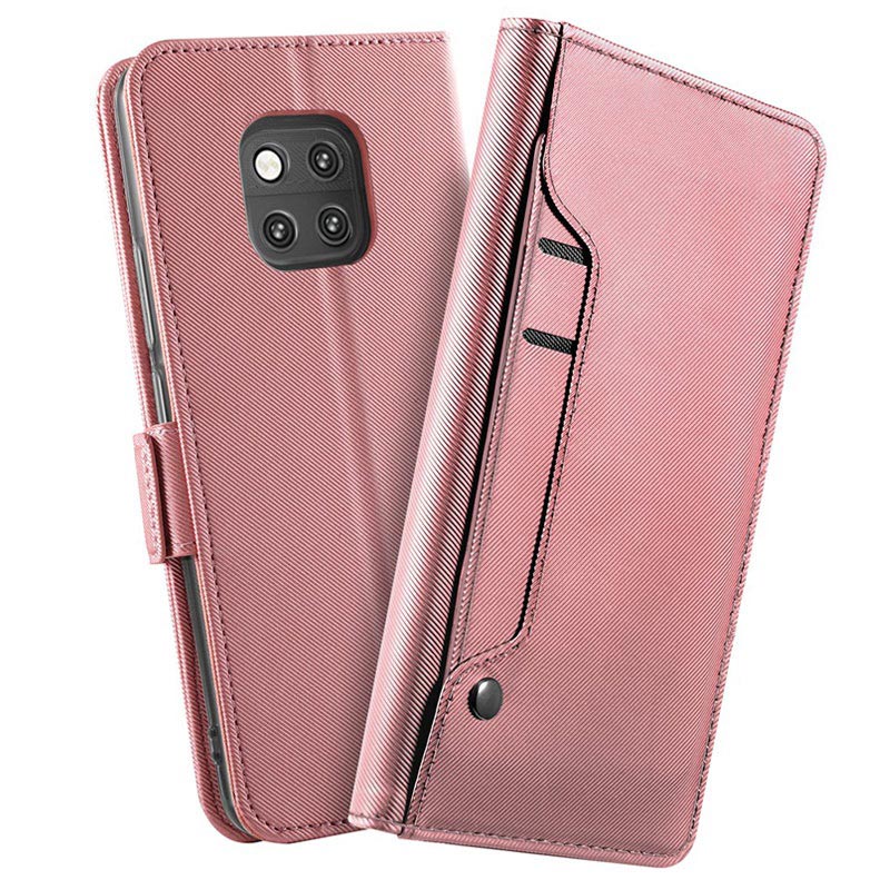 Étui Portefeuille Huawei Mate 20 Pro avec Porte-Cartes - Rose